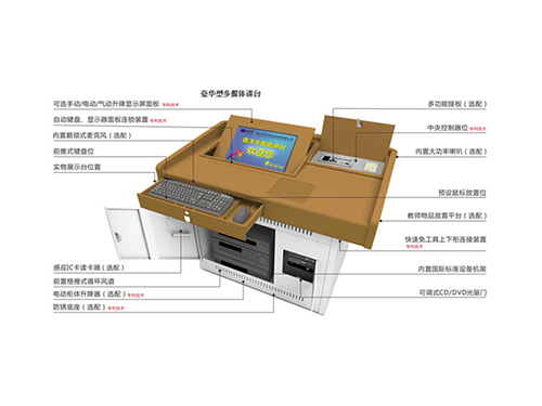 豪华型多媒体讲台